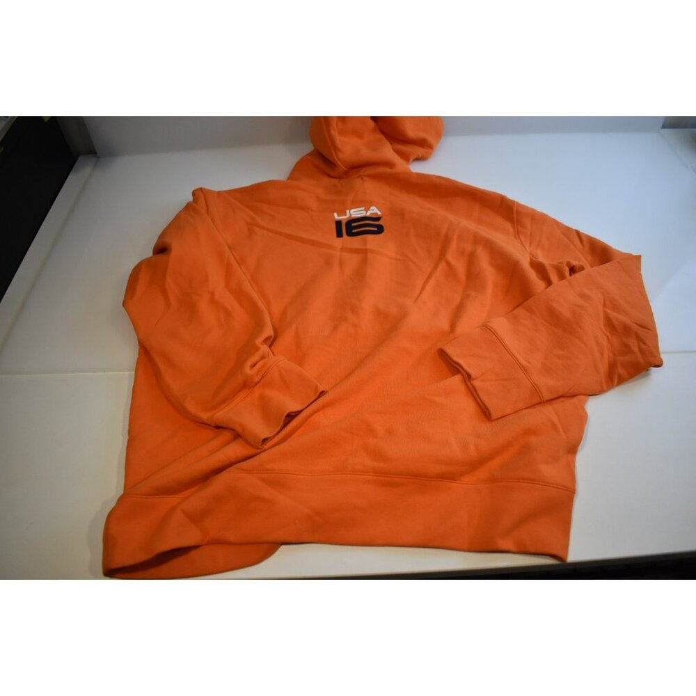 Polo Ralph Lauren Mens 2XL Orange United States Olympic Team Hoodie 2016 - Picture 9 of 10